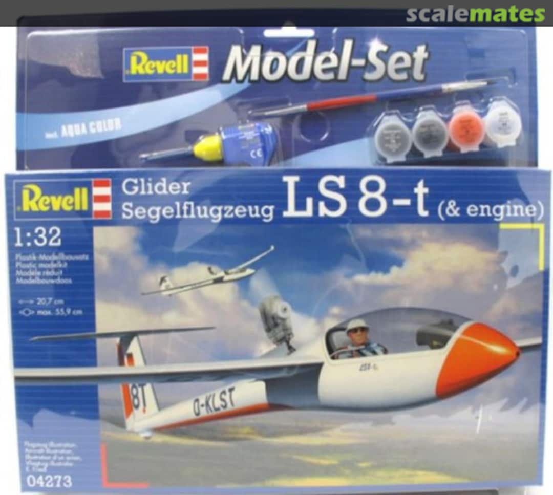 Boxart Glider Segelflugzeug LS 8-t (& engine) 64273 Revell Boxart Glider Segelflugzeug LS 8-t (& engine) 64273 Revell