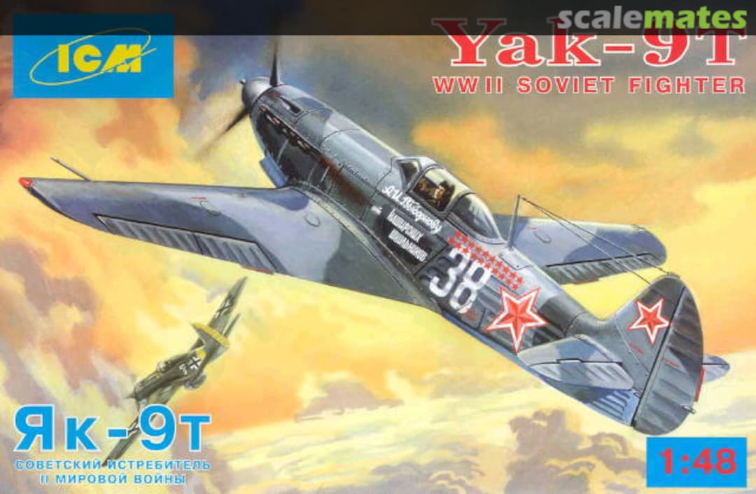 Boxart Yak-9T 48012 ICM Boxart Yak-9T 48012 ICM