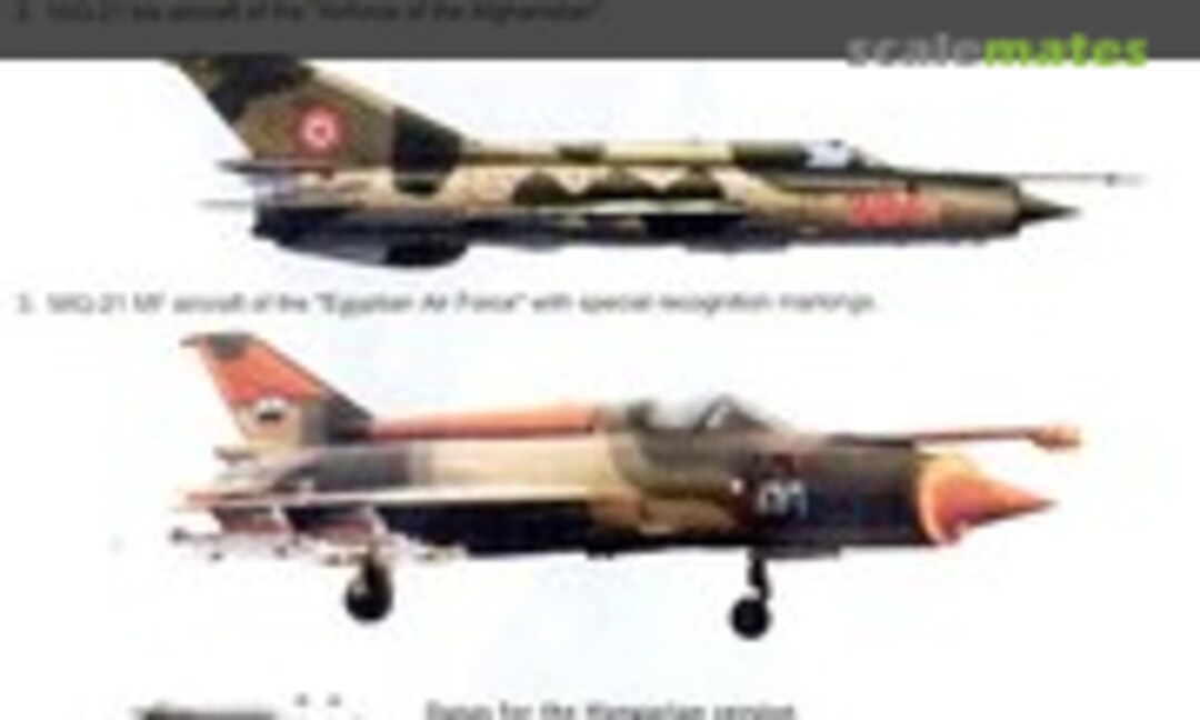1:72 MiG-21 Fishbed (Hungarian Armour Decals )