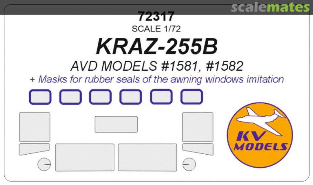 Boxart KRAZ-255B 72317 KV Models