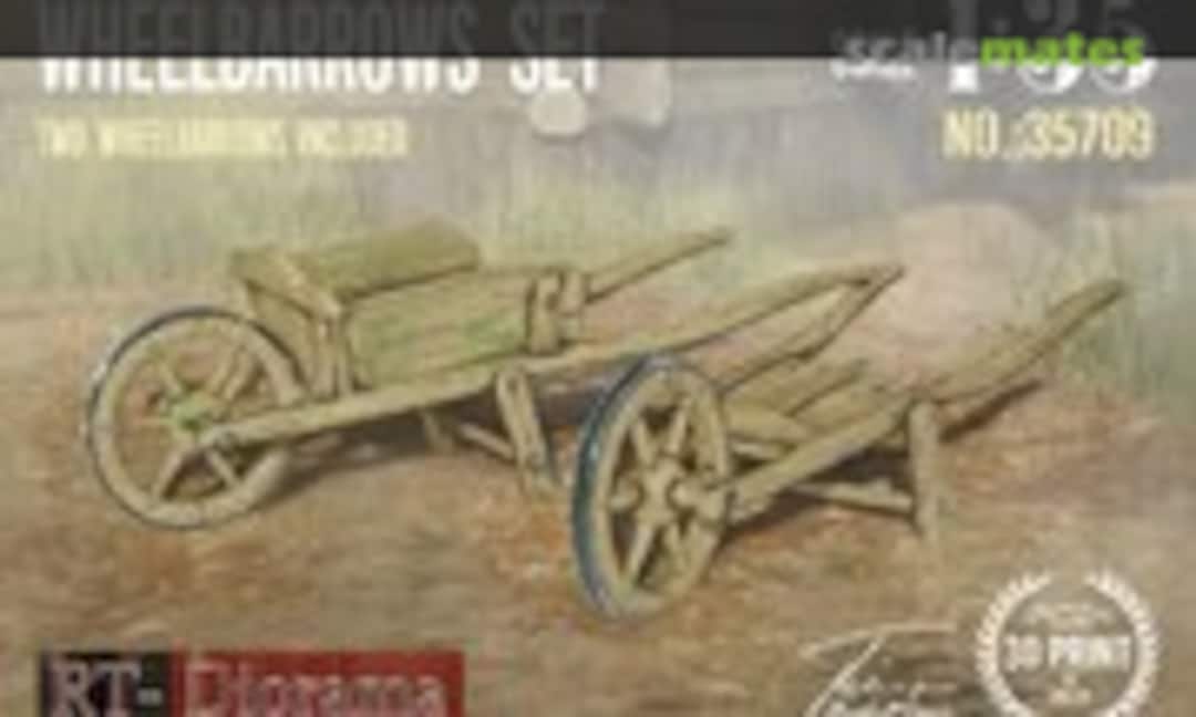1:35 Wheelbarrows Set (RT-Diorama 35709) 35709