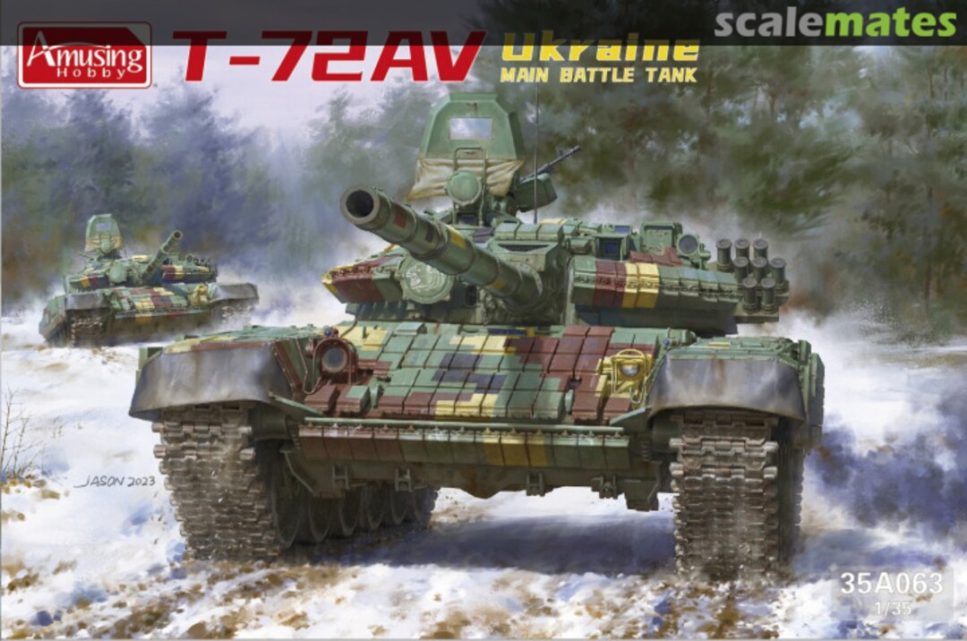 Boxart T-72AV 35A063 Amusing Hobby Boxart T-72AV 35A063 Amusing Hobby
