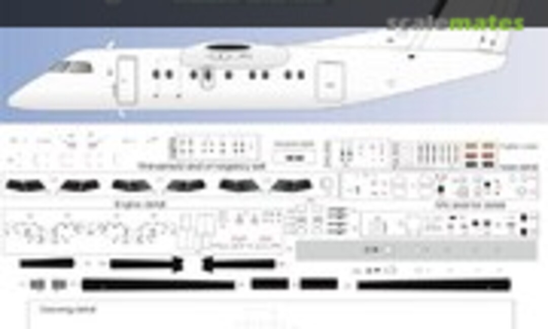 1:144 Dash-8-100/300 (Nazca decals det002) det002