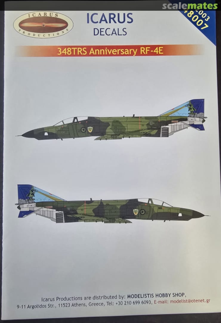 Boxart 348TRS Anniversary RF-4E 48007 Icarus Productions Boxart 348TRS Anniversary RF-4E 48007 Icarus Productions