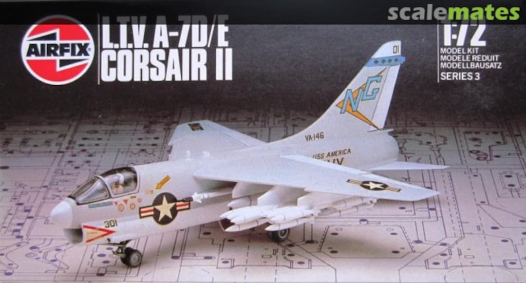 Boxart L.T.V. A-7D/E Corsair II 9 03016 Airfix Boxart L.T.V. A-7D/E Corsair II 9 03016 Airfix