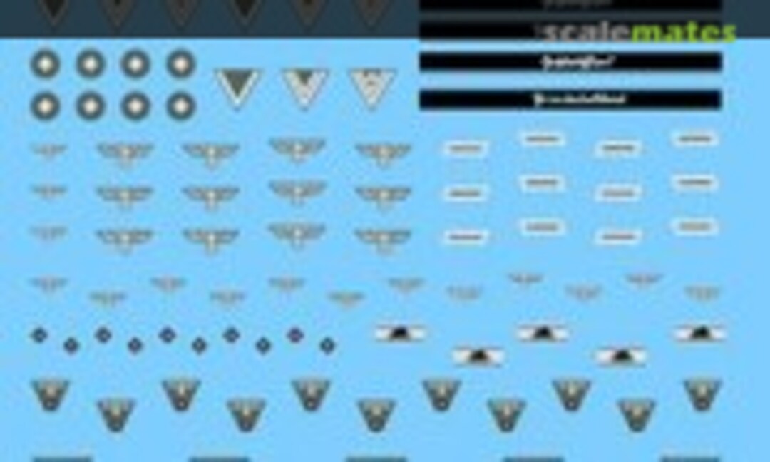 1:35 German late war uniform patches for infantry troops (Archer FG35048A) FG35048A