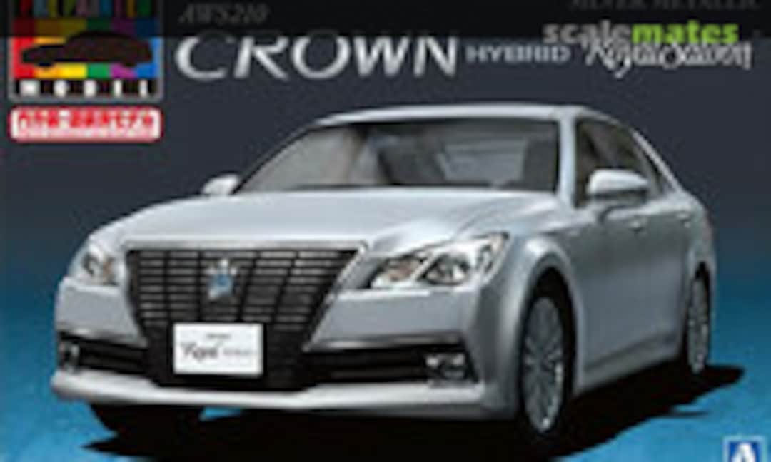 1:24 AWS210 Crown Hybrid Royal Saloon G 2012 Silver Metallic (Aoshima 008492)