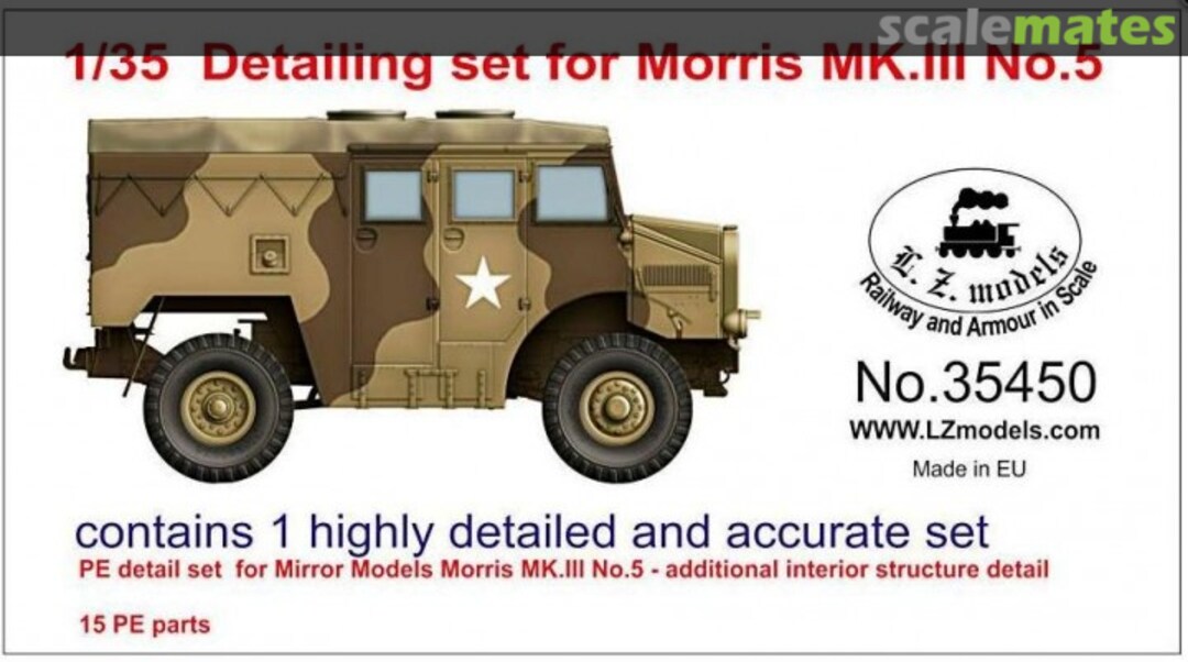 Boxart Detailing set for Morris Mk.III No. 5 35450 L.Z. Models Boxart Detailing set for Morris Mk.III No. 5 35450 L.Z. Models