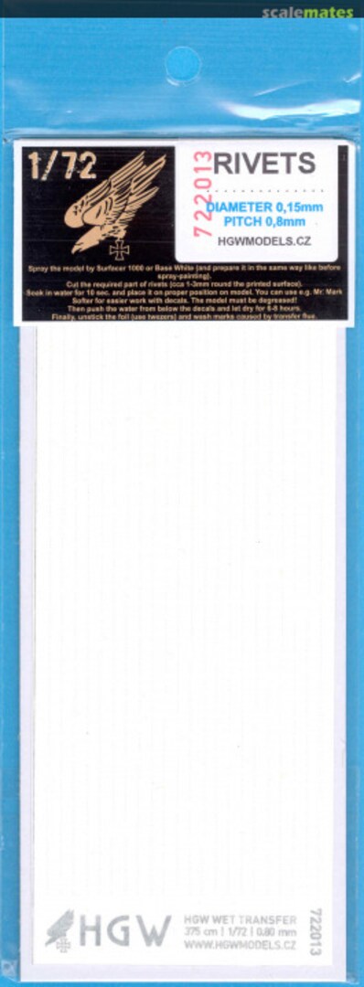 Boxart Free Lines Positive Rivets 722013 HGW Models Boxart Free Lines Positive Rivets 722013 HGW Models