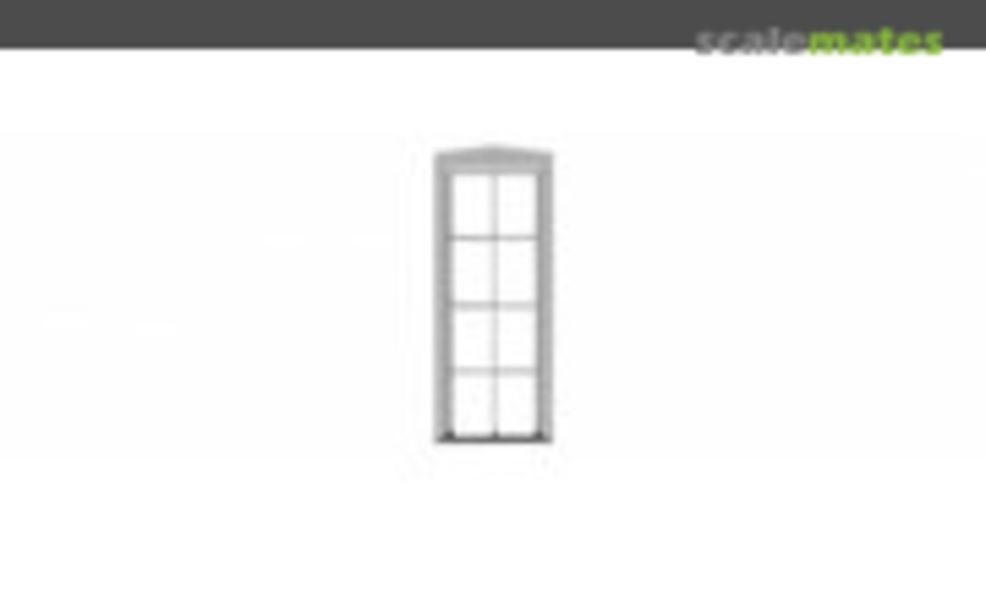 1:48 4/4 Double Hung Windows (6 Pcs.) (Tichy Train Group 2029) 2029