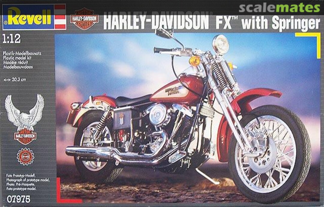 Boxart Harley-Davidson FX with Springer 07975 Revell Boxart Harley-Davidson FX with Springer 07975 Revell