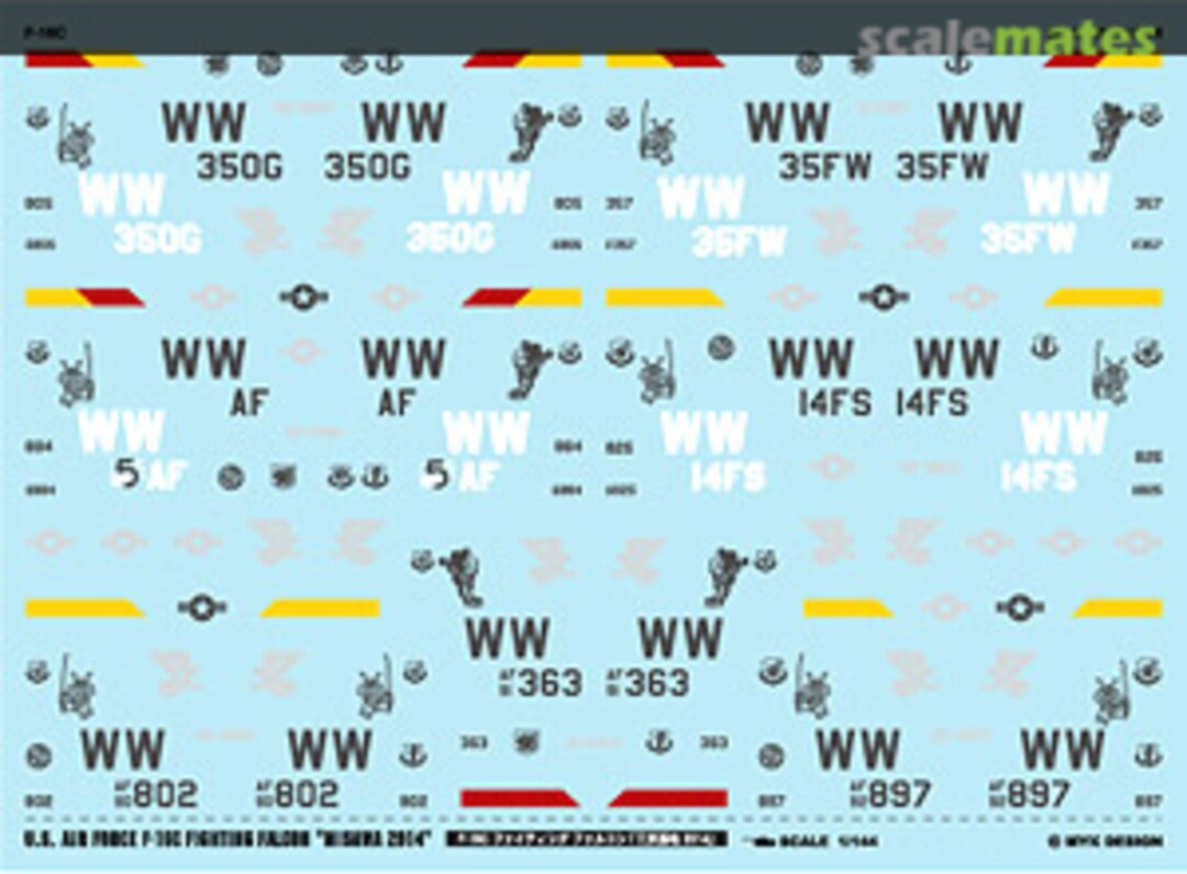 Boxart F-16C Fighting Falcon [Misawa Air Base 2014] A-407 MYK Design
