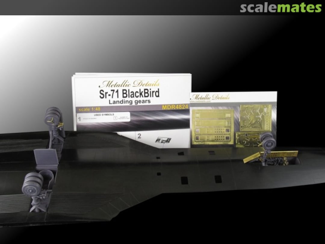 Boxart SR-71 BLACKBIRD LANDING GEAR MDR4824 Metallic Details Boxart SR-71 BLACKBIRD LANDING GEAR MDR4824 Metallic Details