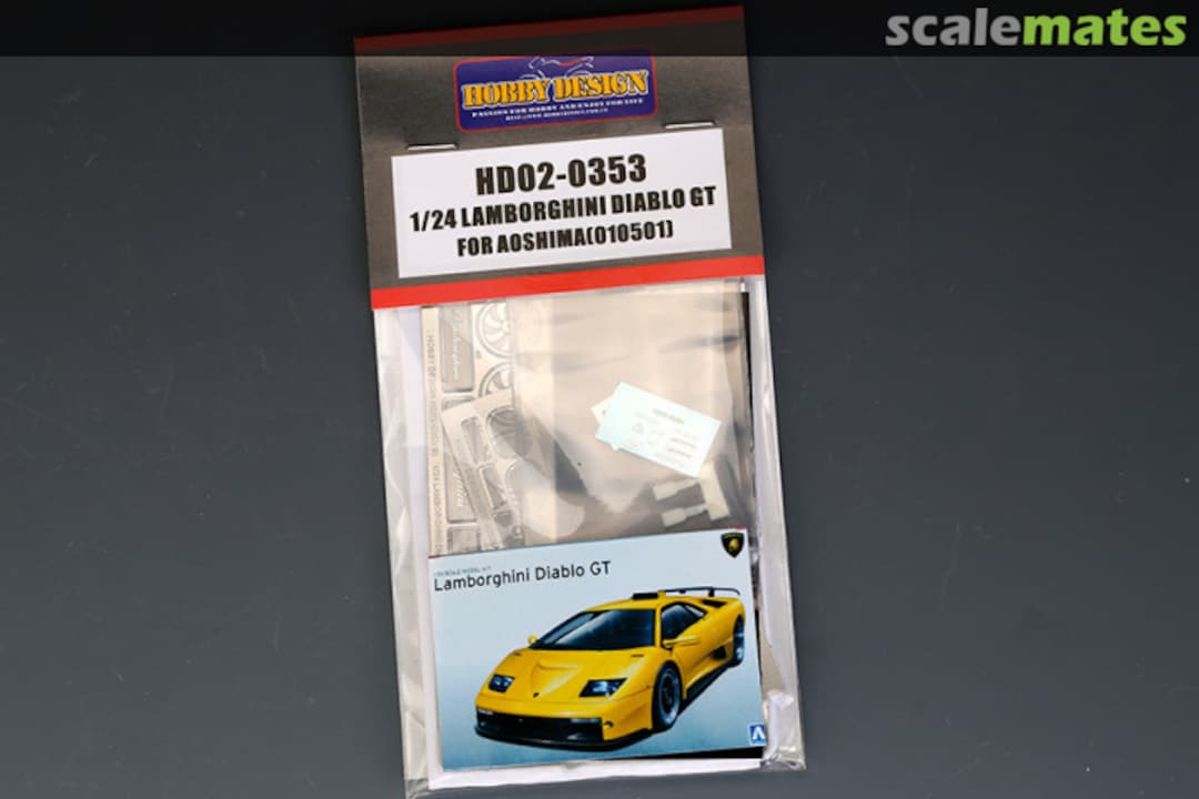 Boxart Lamborghini Diablo GT HD02-0353 Hobby Design Boxart Lamborghini Diablo GT HD02-0353 Hobby Design