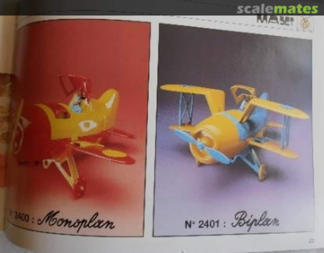 Boxart My Airplane Biplane 2401 Cliclac Heller Humbrol