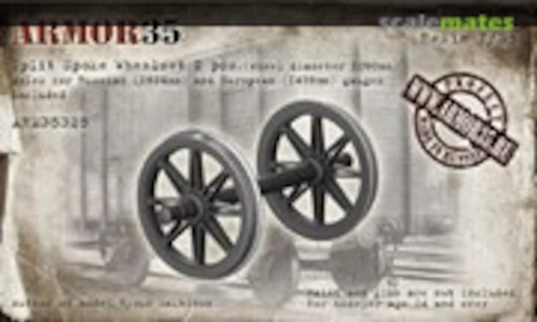 1:35 Split Spoke Wheelset (Wheel diameter 1050mm) (Armor35 ARM35325) ARM35325