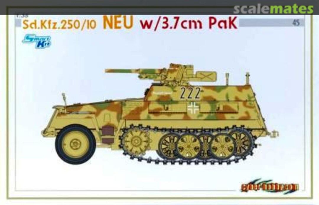 Boxart Sd.Kfz. 250/10 Ausf. B 6595 Cyber Hobby Boxart Sd.Kfz. 250/10 Ausf. B 6595 Cyber Hobby