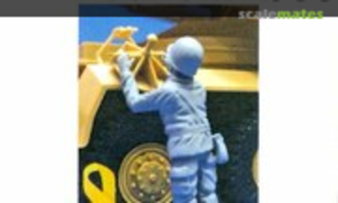 1:35 Fahrer, Abstützplatte abnehmend (DOLP-Modellbau BW-205) BW-205