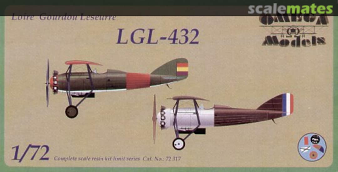 Boxart Loire Gourdou Leseurre LGL-432 72317 Omega Models Boxart Loire Gourdou Leseurre LGL-432 72317 Omega Models