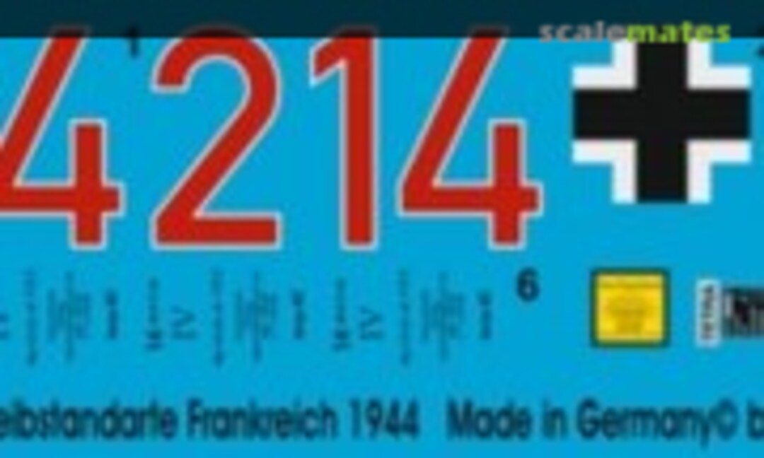 1:16 Tiger I 1. SS Div. Leibstandarte 1944 (Peddinghaus-Decals EP 1492) EP 1492