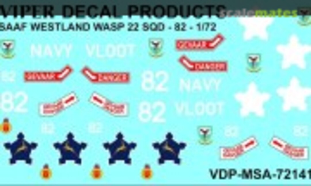 1:72 SAAF Westland Wasp (Viper Decal Products MSA72141) MSA72141