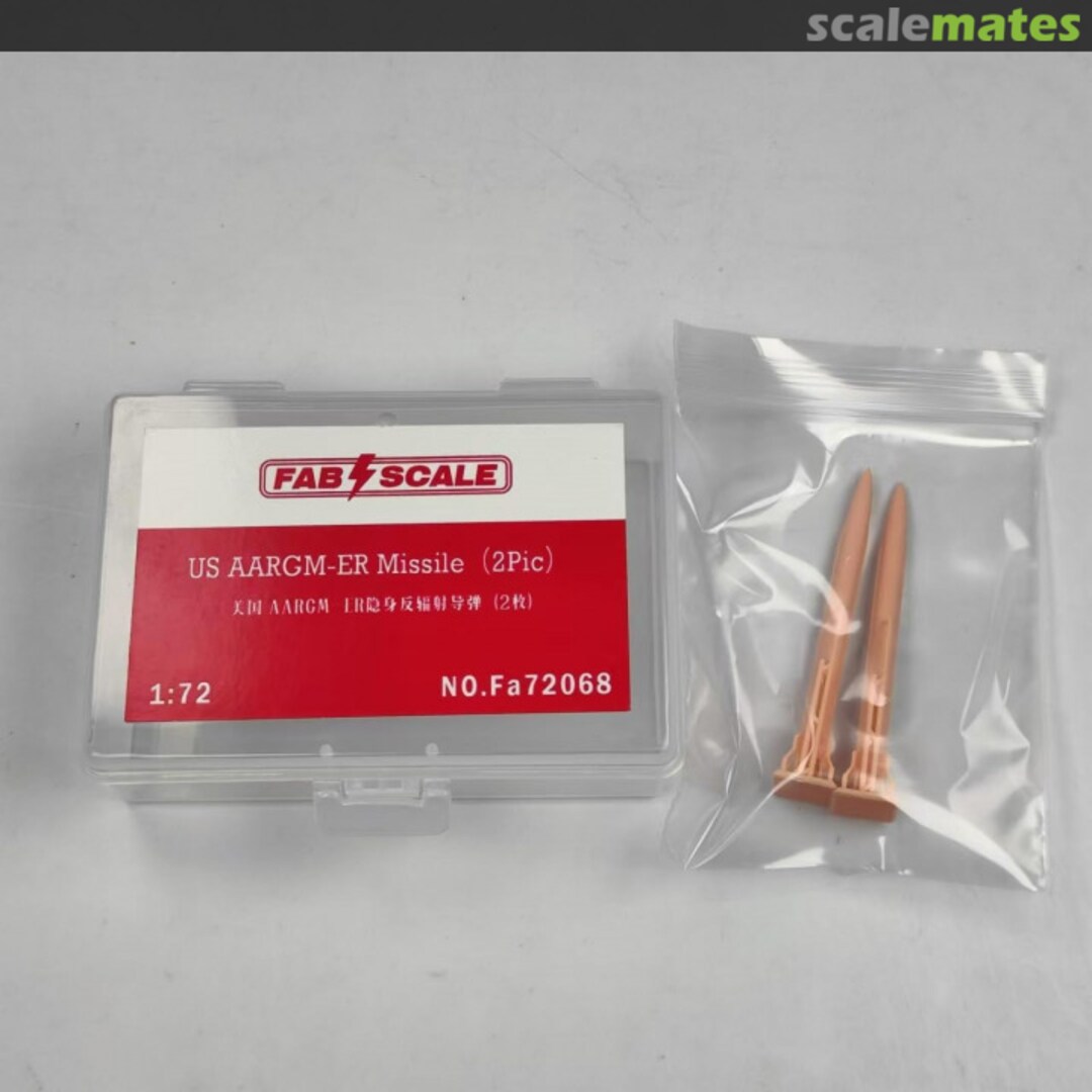 Boxart US AARGM-ER Missile (2pcs) Fa72068 Fab Scale Boxart US AARGM-ER Missile (2pcs) Fa72068 Fab Scale