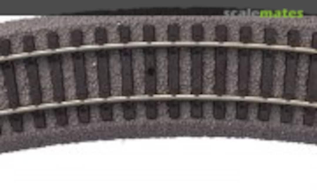 Bogen mit Bettung R1 360 mm Neu A-Gleis (Piko 55411)