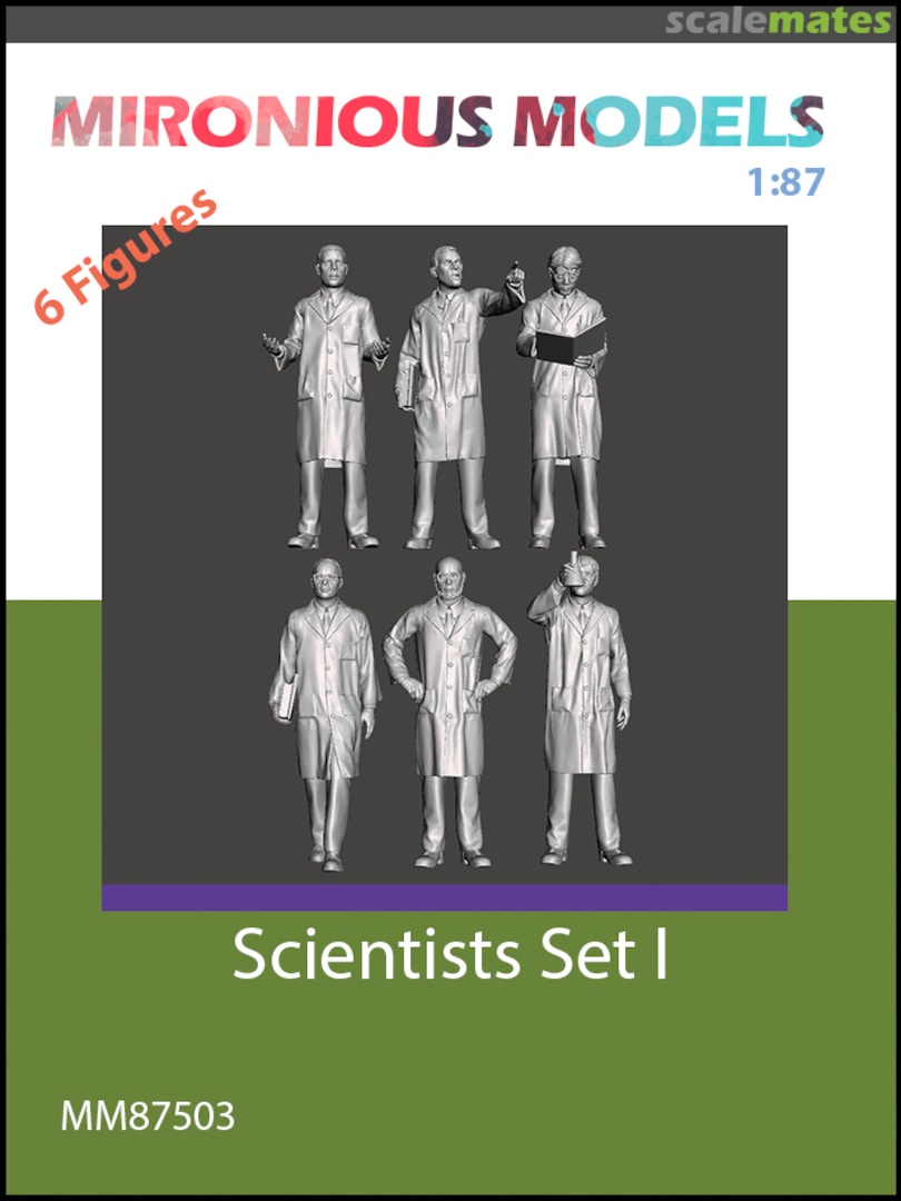 Boxart Scientists Set I MM87503 Mironious Models Boxart Scientists Set I MM87503 Mironious Models