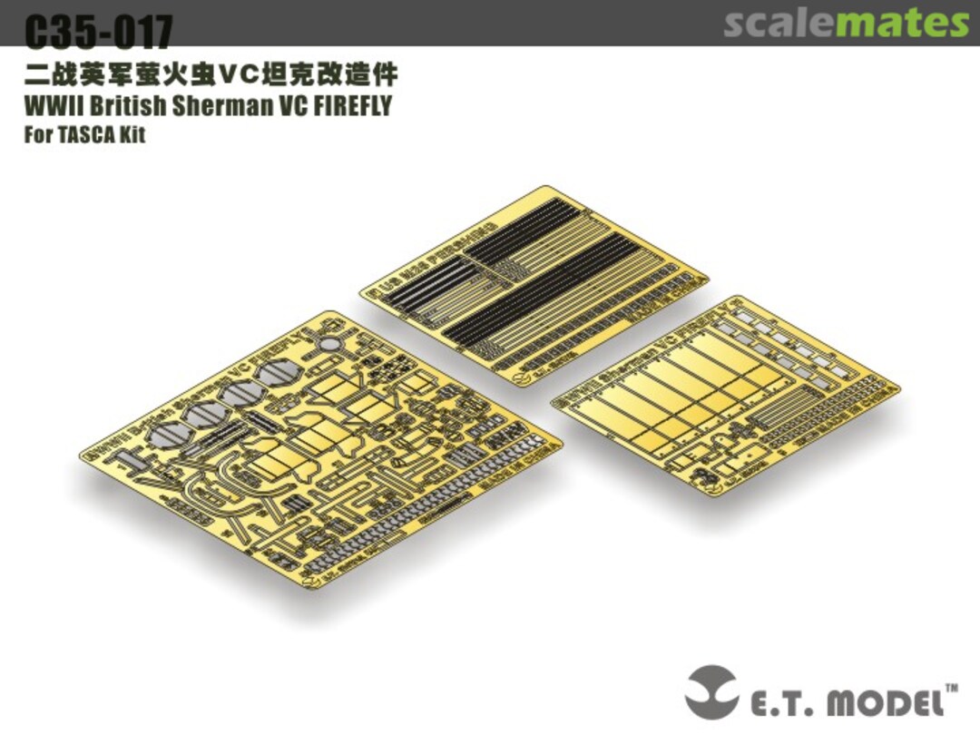 Boxart Sherman VC Firefly C35-017 E.T. Model Boxart Sherman VC Firefly C35-017 E.T. Model