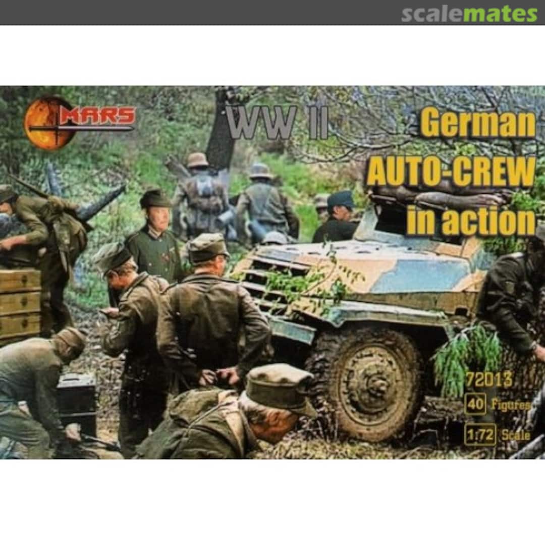Boxart German Auto-Crew in action 72013 Mars Figures