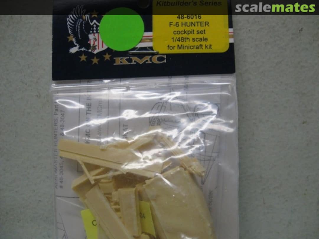 Boxart Hawker Hunter F.6 Cockpit Set 48-6016 KMC Boxart Hawker Hunter F.6 Cockpit Set 48-6016 KMC