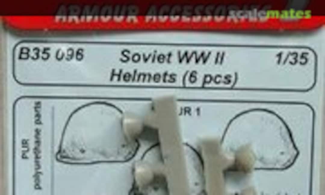 1:35 WWII Soviet Helmets (6pcs) (CMK B35096)