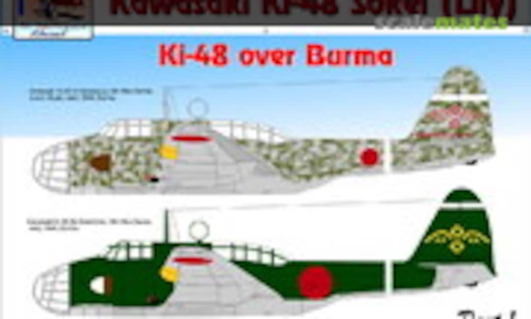 1:48 Kawasaki Ki-48 Sokei (Lily) Ki-48 over Burma Part 1 (H-Models Decals HMD48080) HMD48080