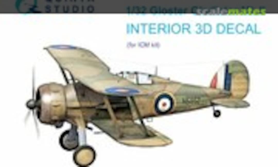 1:32 Gloster Gladiator Mk.II interior 3D decals (Quinta Studio QD32135) QD32135