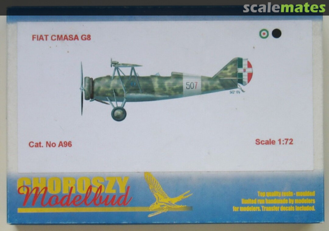 Boxart Fiat CMASA G8 A96 Choroszy Modelbud Boxart Fiat CMASA G8 A96 Choroszy Modelbud