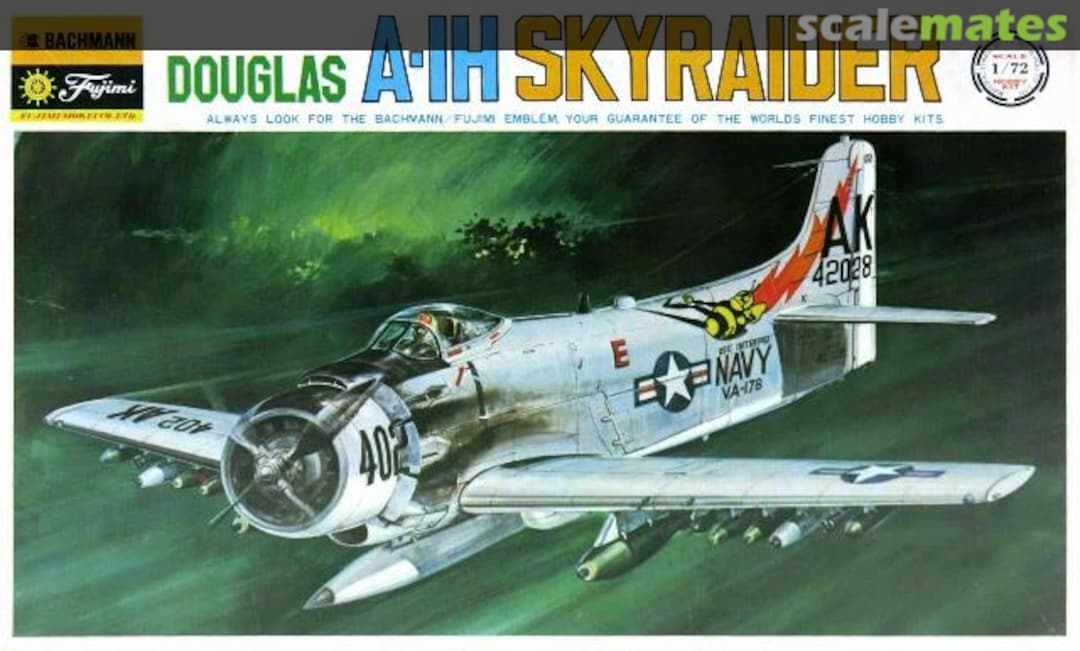 Boxart A-1H Skyraider 0780 Bachmann Fujimi Boxart A-1H Skyraider 0780 Bachmann Fujimi