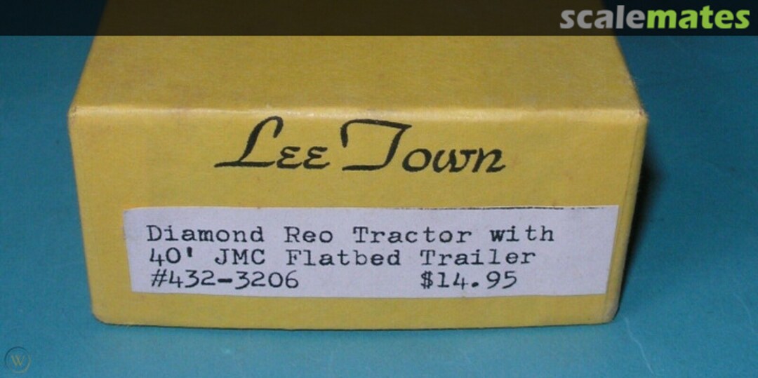 Boxart DIAMOND REO TRACTOR 40' JMC FLATBED TRAILER 432-3206 Lee Town Boxart DIAMOND REO TRACTOR 40' JMC FLATBED TRAILER 432-3206 Lee Town