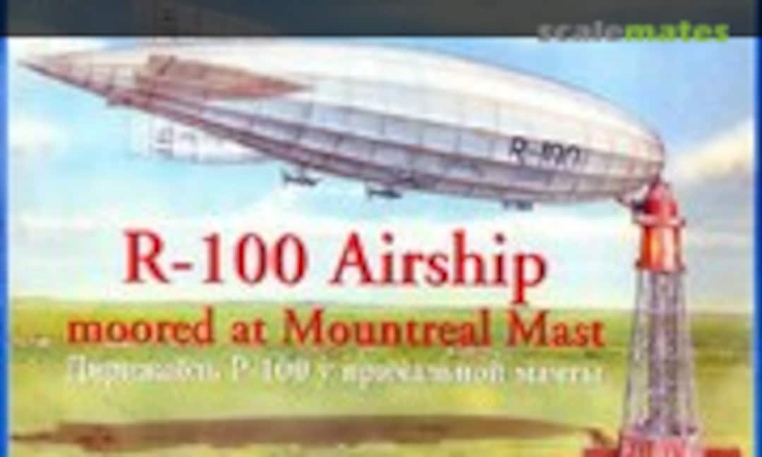 1:500 R-100 Airship moored at Mountreal Mast (Maquette MQ-5000) MQ-5000
