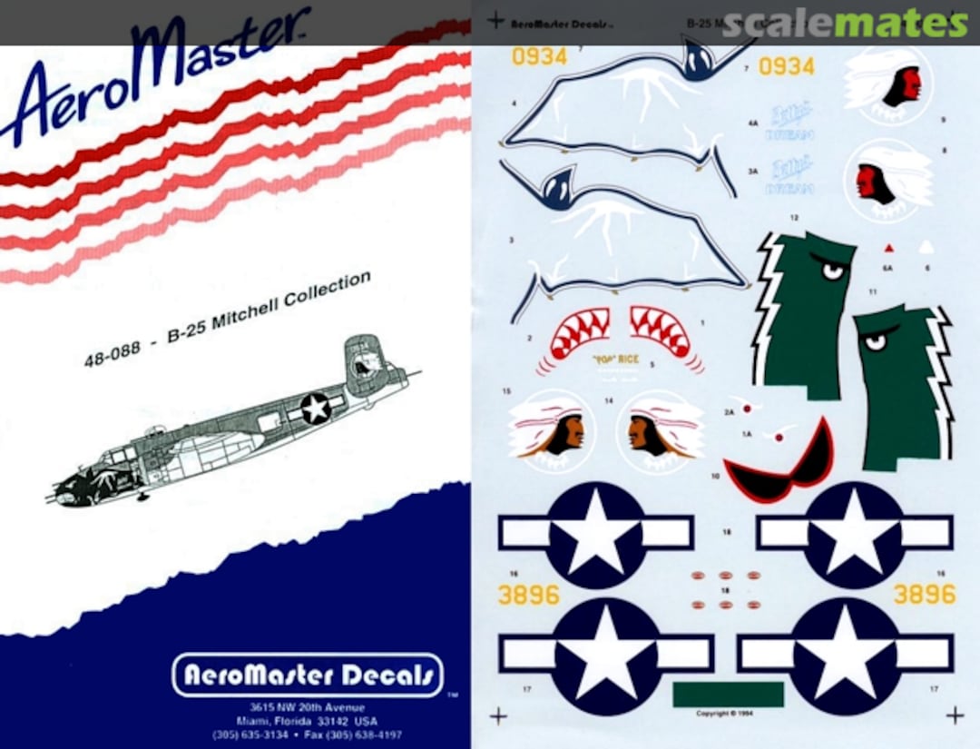 Boxart B-25 Mitchell Collection 48-088 AeroMaster