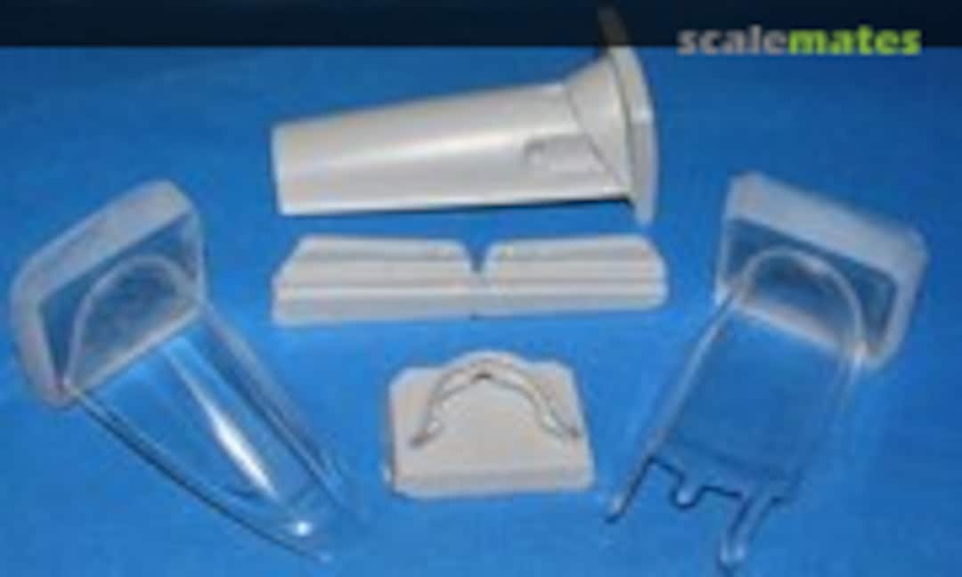 1:32 F-105D/F-105B Open Canopy Correction Set (Cutting Edge Modelworks CEC32163) CEC32163