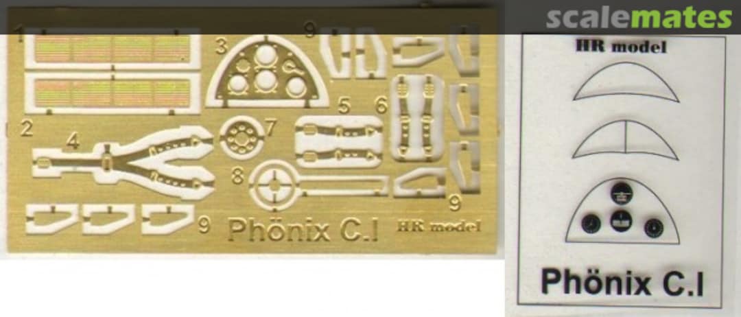 Boxart Phonix C.1 metal parts and foil HRPE7207 HR Model Boxart Phonix C.1 metal parts and foil HRPE7207 HR Model