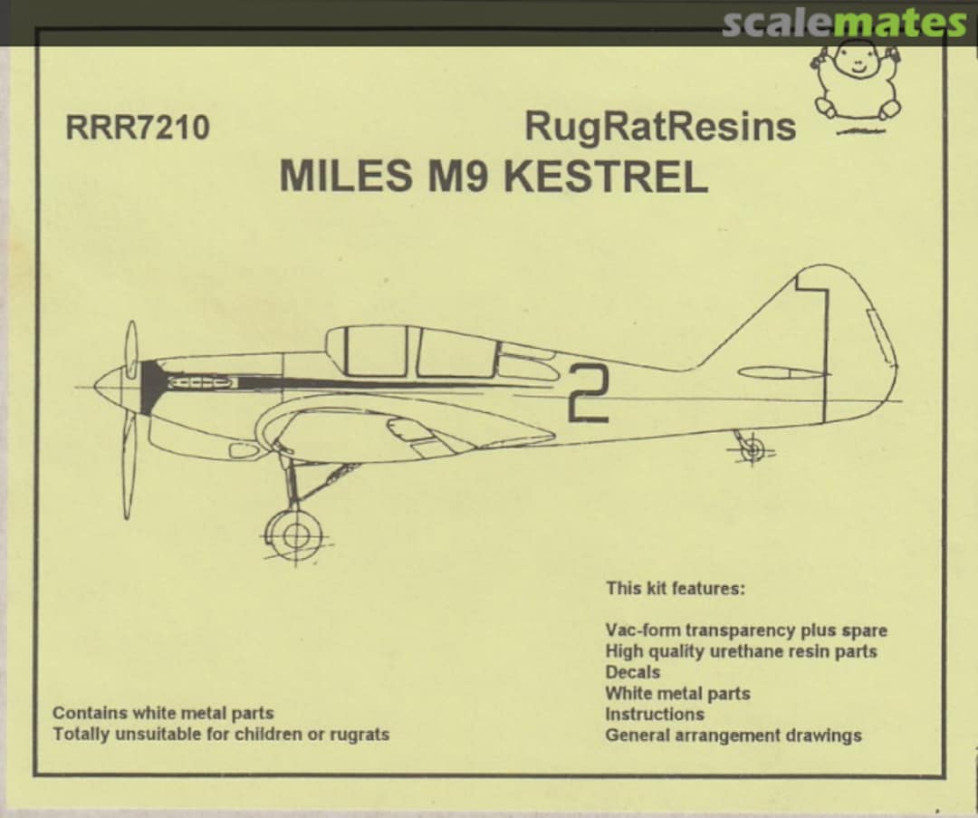 Boxart Miles M9 Kestrel RRR7210 RugRatResins Boxart Miles M9 Kestrel RRR7210 RugRatResins