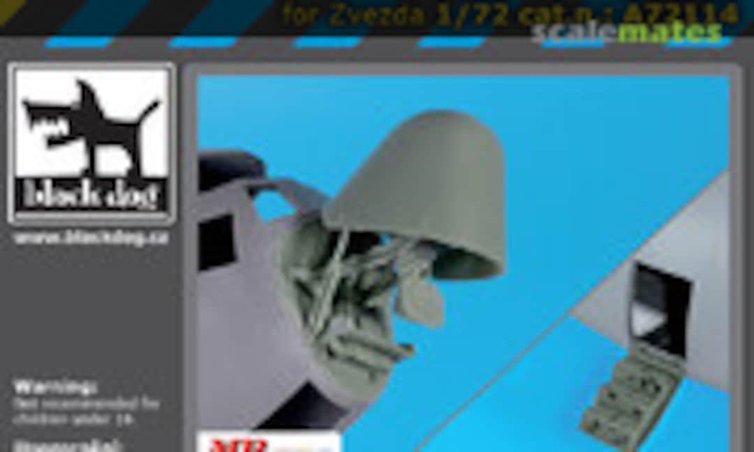 1:72 C-130H Hercules radar &amp; crew door (Black Dog A72114)