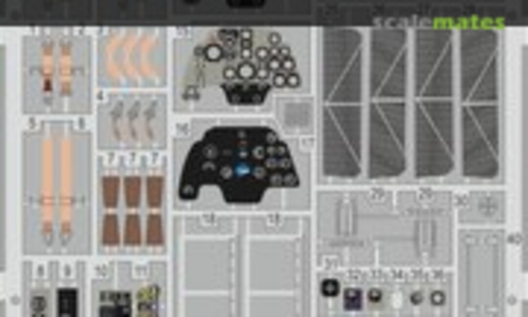 1:48 Bf 110C PE-set (Eduard 8201-LEPT) 8201-LEPT