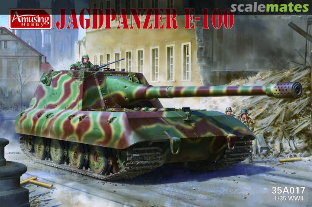 Boxart Jagdpanzer E-100 35A017 Amusing Hobby Boxart Jagdpanzer E-100 35A017 Amusing Hobby