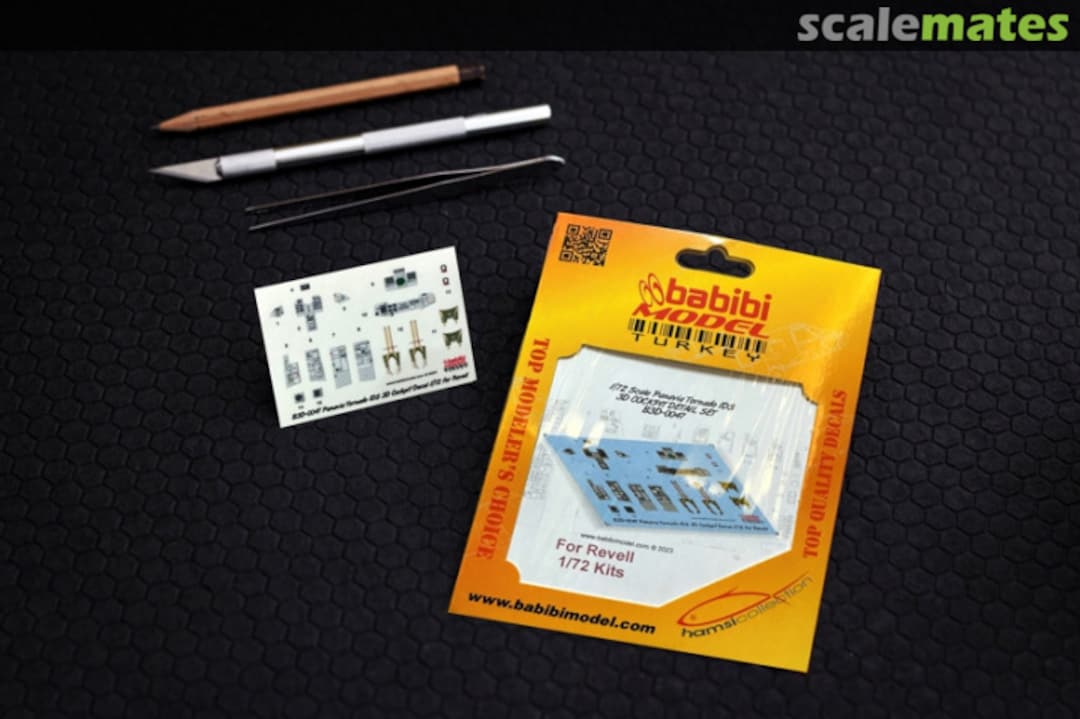 Boxart Panavia Tornado IDS Cockpit 3D Decal Set b3d-0047 Babibi model