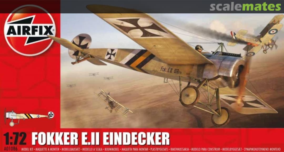 Boxart Fokker E.II Eindecker A01086 Airfix Boxart Fokker E.II Eindecker A01086 Airfix