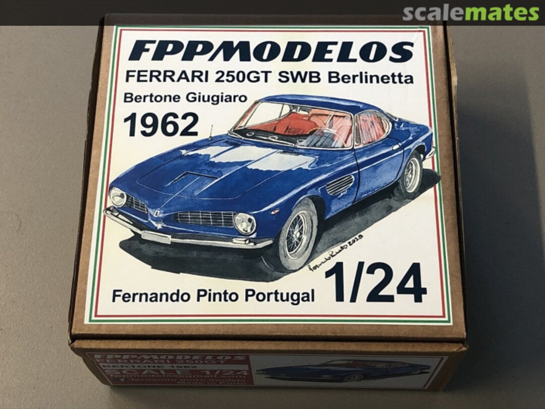 Boxart Ferrari 250 GT SWB Berlinetta Bertone Giugiaro 1962  FPP Modelos