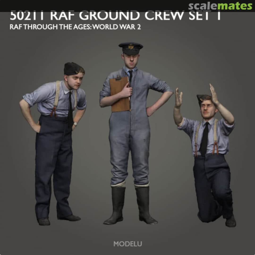 Boxart RAF Ground Crew Set 1 (WW2) 50211-072 Modelu
