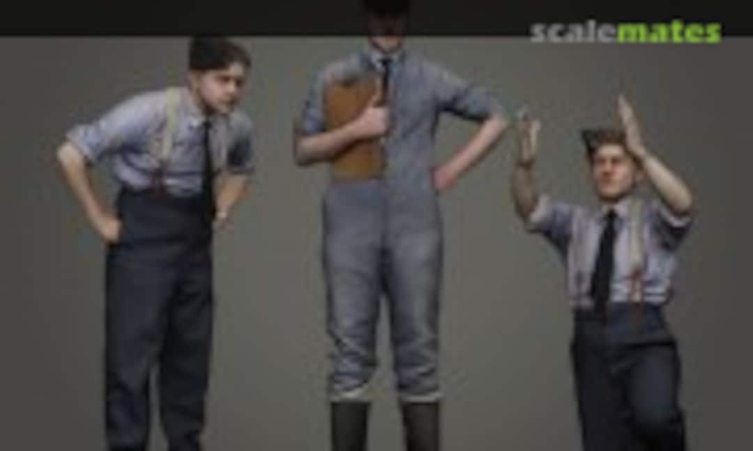 1:72 RAF Ground Crew Set 1 (WW2) (Modelu 50211-072) 50211-072